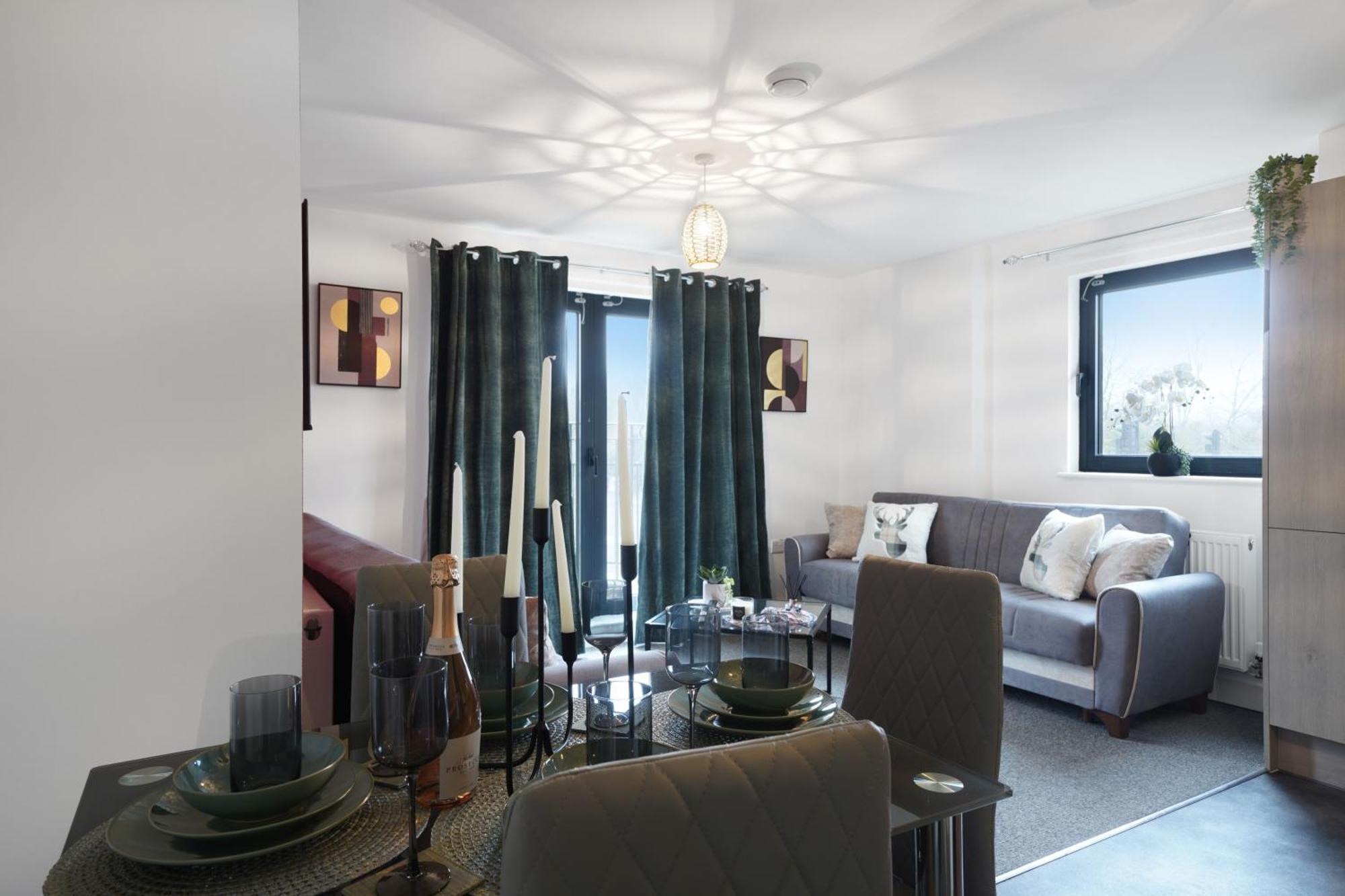 Modern Apartments With Free Parking Near Heathrow Colnbrook Eksteriør billede