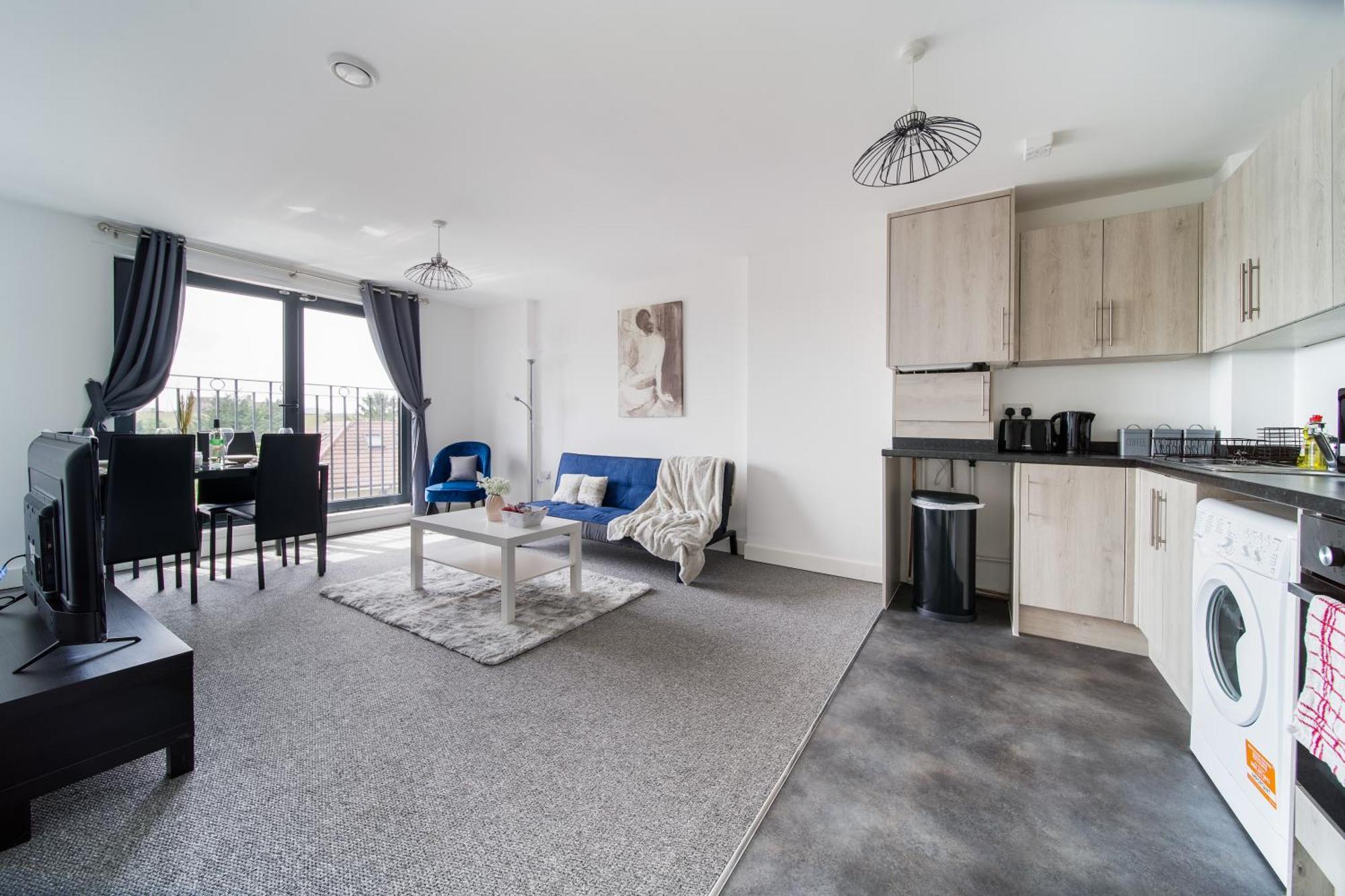 Modern Apartments With Free Parking Near Heathrow Colnbrook Eksteriør billede