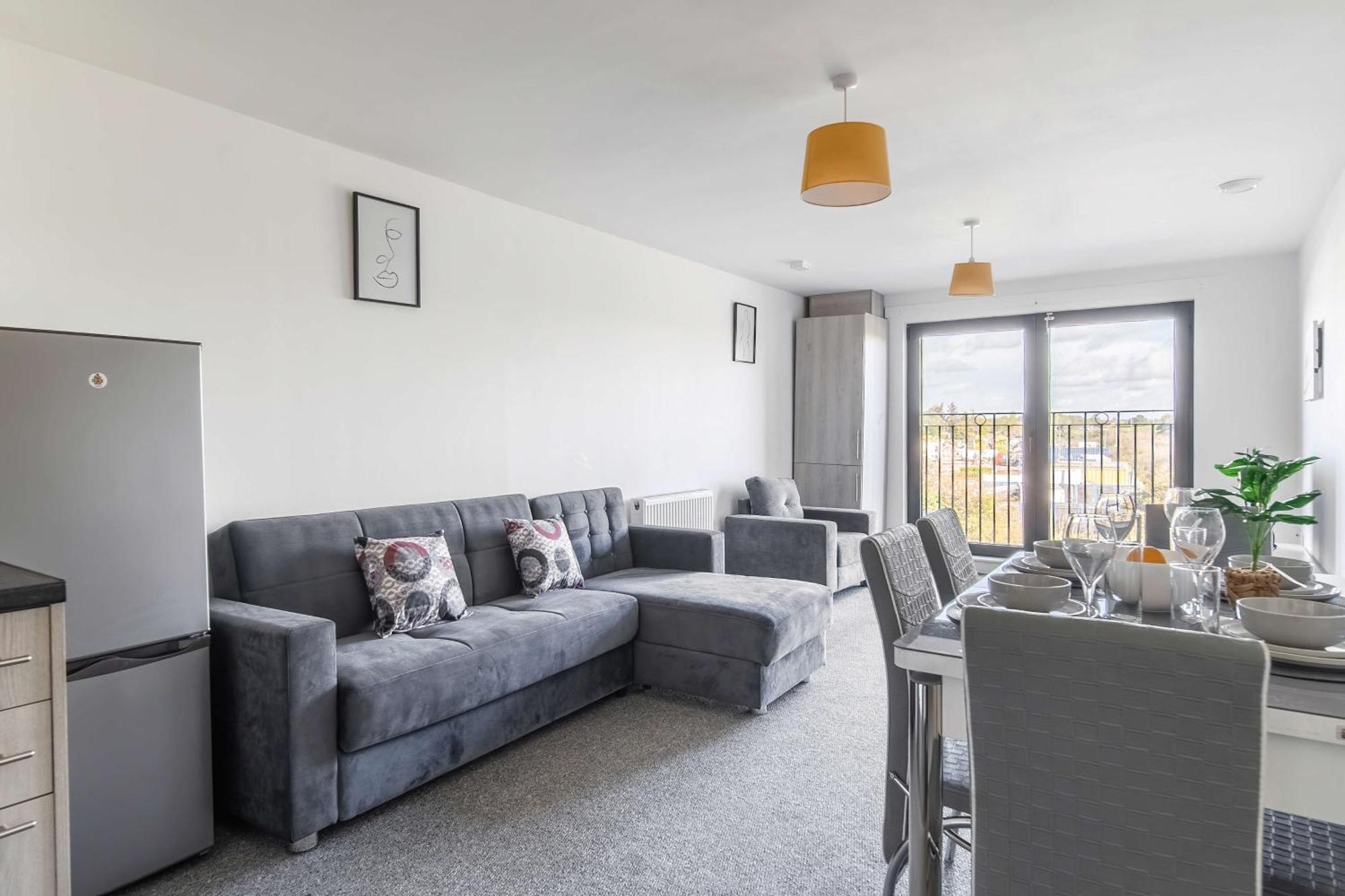 Modern Apartments With Free Parking Near Heathrow Colnbrook Eksteriør billede