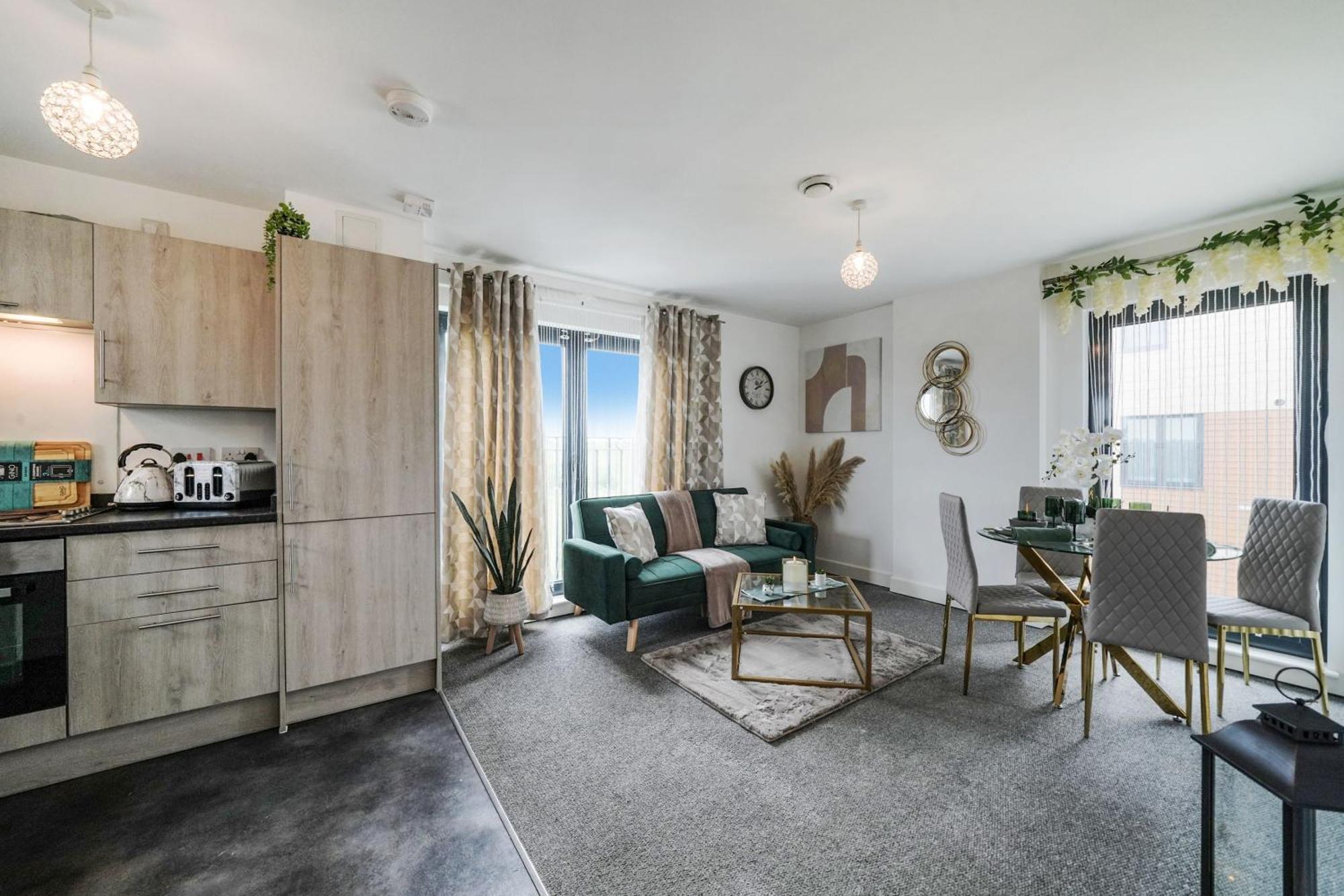 Modern Apartments With Free Parking Near Heathrow Colnbrook Eksteriør billede